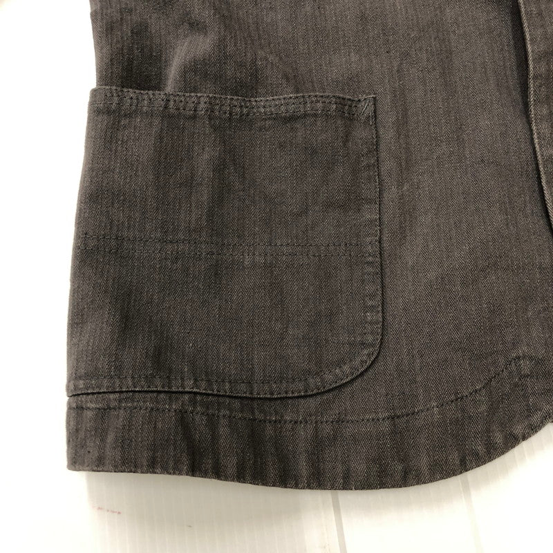 【中古品】【メンズ】 AT-DIRTY アットダーティー COVERALL JACKET NOM-68 カバーオールジャケット ライトアウター 145-250117-kk-10-tei サイズ：S カラー：チャコール 万代Net店