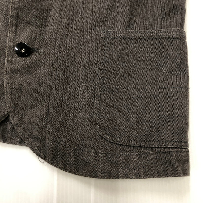 【中古品】【メンズ】 AT-DIRTY アットダーティー COVERALL JACKET NOM-68 カバーオールジャケット ライトアウター 145-250117-kk-10-tei サイズ：S カラー：チャコール 万代Net店