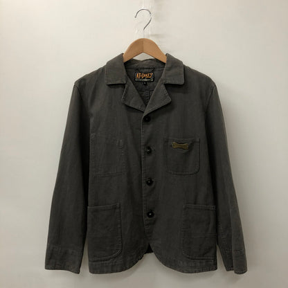 【中古品】【メンズ】  AT-DIRTY アットダーティー COVERALL JACKET NOM-68 カバーオールジャケット ライトアウター 145-250117-kk-10-tei サイズ：S カラー：チャコール 万代Net店