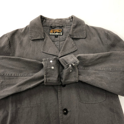 【中古品】【メンズ】  AT-DIRTY アットダーティー COVERALL JACKET NOM-68 カバーオールジャケット ライトアウター 145-250117-kk-10-tei サイズ：S カラー：チャコール 万代Net店