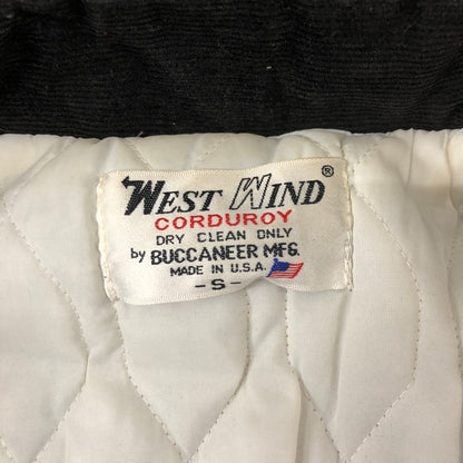 【中古品】【メンズ】  WESTWIND ウェストウィンド CORDUROY JACKET コーデュロイ ジャケット アウター 145-250116-at-14-tei サイズ：S カラー：ブラック 万代Net店