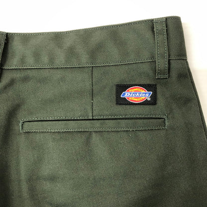 【中古品】【メンズ】 × DICKIES ディッキーズ 別注 コラボ 23AW DICKES/PLEATED TROUSERS DICKIES-WM-PT14 ディッキーズ プレーテッド トラウザーズ ボトムス パンツ 151-250116-kk-12-fuzh サイズ：L カラー：オリーブ 万代Net店