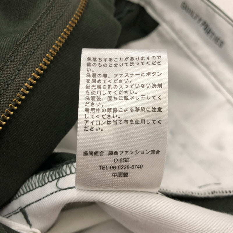 【中古品】【メンズ】 × DICKIES ディッキーズ 別注 コラボ 23AW DICKES/PLEATED TROUSERS DICKIES-WM-PT14 ディッキーズ プレーテッド トラウザーズ ボトムス パンツ 151-250116-kk-12-fuzh サイズ：L カラー：オリーブ 万代Net店