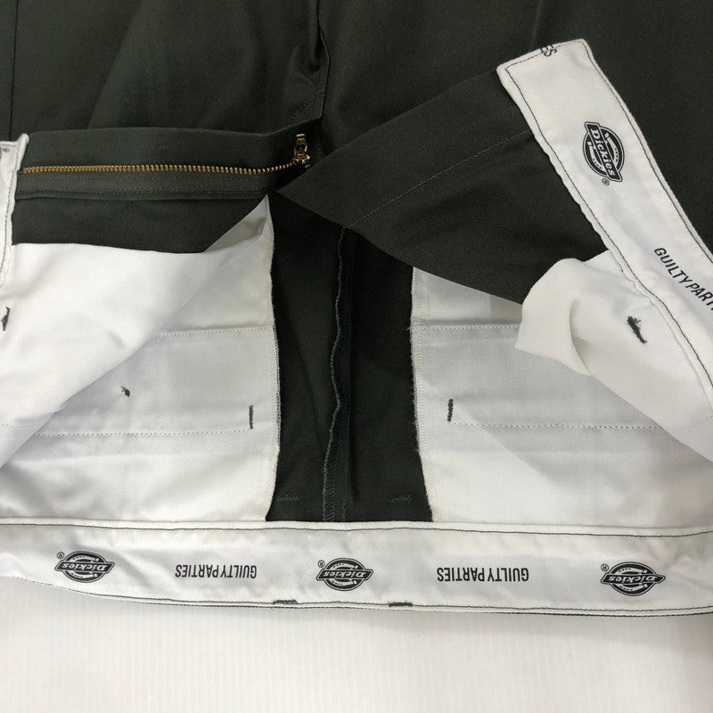 【中古品】【メンズ】 × DICKIES ディッキーズ 別注 コラボ 23AW DICKES/PLEATED TROUSERS DICKIES-WM-PT14 ディッキーズ プレーテッド トラウザーズ ボトムス パンツ 151-250116-kk-12-fuzh サイズ：L カラー：オリーブ 万代Net店