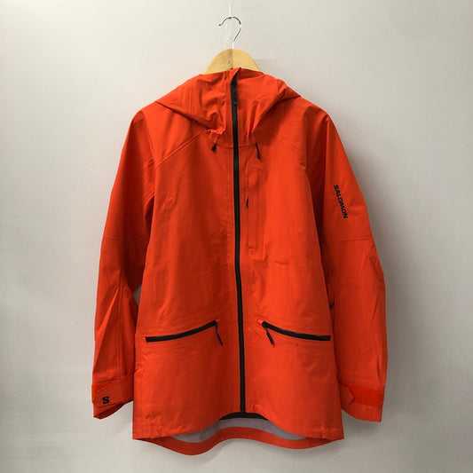【中古品】【メンズ】 SALOMON サロモン ABSOLUTE 3 LAYER SHELL JACKET SAFW2410045 アブソリュート スリーレイヤー シェルジャケット アウター スノーボードウェア 120-250123-kk-12-tei サイズ：M カラー：CHERRY TOMATOS 万代Net店
