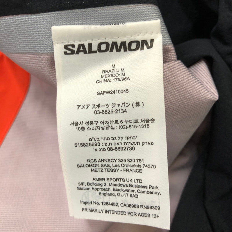 【中古品】【メンズ】  SALOMON サロモン ABSOLUTE 3 LAYER SHELL JACKET SAFW2410045 アブソリュート スリーレイヤー シェルジャケット アウター スノーボードウェア 120-250123-kk-12-tei サイズ：M カラー：CHERRY TOMATOS 万代Net店