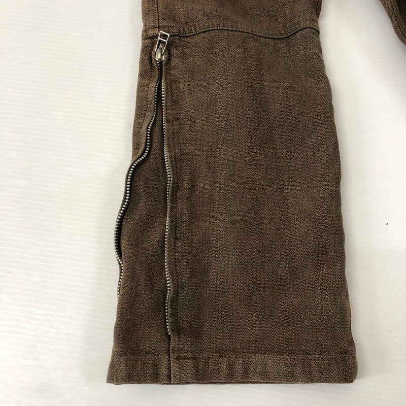 【中古品】【メンズ】  MAX FRITZ マックスフリッツ SIDE ZIP RIDING PANTS サイドジップ ライディングパンツ ボトムス 156-250123-kk-10-tei サイズ：44 カラー：ブラウン 万代Net店