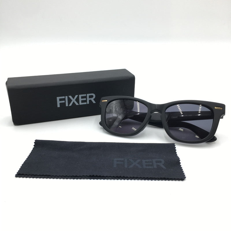 【中古品】【メンズ】  FIXER フィクサー BLACK PANTHER ブラックパンサー サングラス アイウェア アクセサリー 203-250118-kk-07-tei サイズ：53ロ19-145 カラー：ブラック 万代Net店