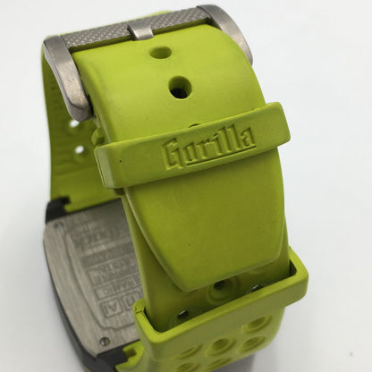 【中古品】【メンズ】  GORILLA ゴリラ FASTBACK COLLECTION ACID GREEN FBY4.0  ファストバック コレクション アシッドグリーン 自動巻き 腕時計 197-250118-kk-09-tei カラー：ブラック/ライムグリーン 万代Net店