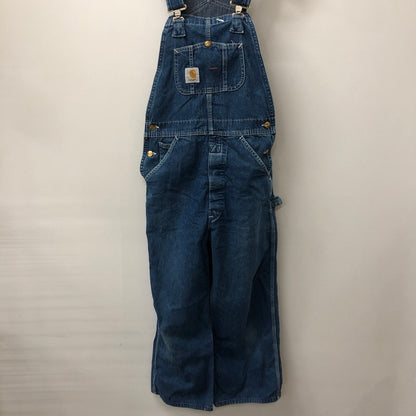 【中古品】【メンズ】 Carhartt カーハート DENIM OVERALL デニム オーバーオール ボトムス パンツ 156-250119-kk-26-tei サイズ：表記無し 下記参照 カラー：ライトインディゴ 万代Net店