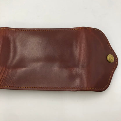 【現状渡し品】【メンズ】 GLENROYAL グレンロイヤル SLIDING WALLET スライディングウォレット 三つ折り財布 レザーウォレット 201-250130-kk-04-tei カラー：ブラウン 万代Net店