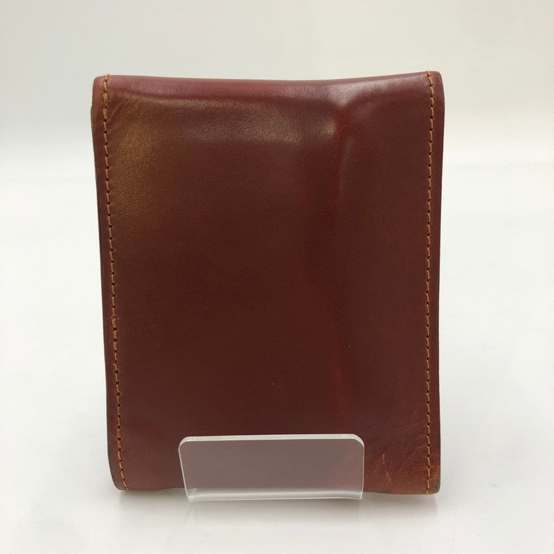 【現状渡し品】【メンズ】 GLENROYAL グレンロイヤル SLIDING WALLET スライディングウォレット 三つ折り財布 レザーウォレット 201-250130-kk-04-tei カラー：ブラウン 万代Net店