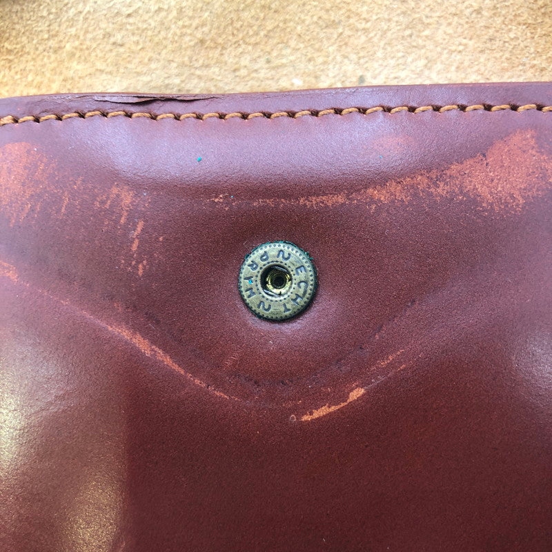 【現状渡し品】【メンズ】 GLENROYAL グレンロイヤル SLIDING WALLET スライディングウォレット 三つ折り財布 レザーウォレット 201-250130-kk-04-tei カラー：ブラウン 万代Net店