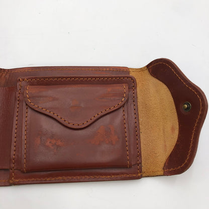 【現状渡し品】【メンズ】 GLENROYAL グレンロイヤル SLIDING WALLET スライディングウォレット 三つ折り財布 レザーウォレット 201-250130-kk-04-tei カラー：ブラウン 万代Net店