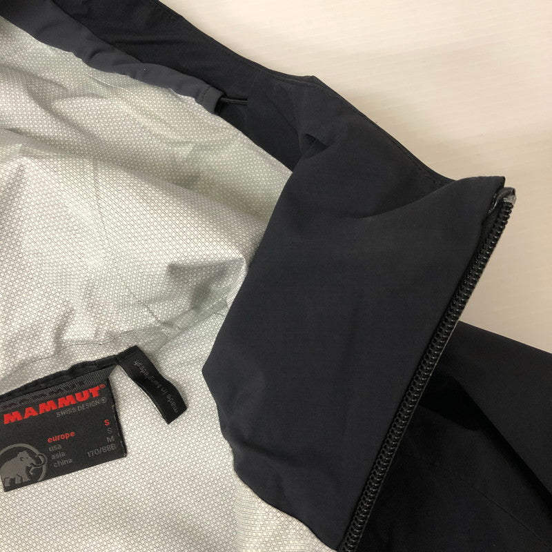 【中古品】【メンズ】 Mammut マムート KENT HS HOODED JACKET 1010-23100 ケント HS フーデッドジャケット ライトアウター 144-250119-kk-17-tei サイズ：S カラー：ブラック 万代Net店