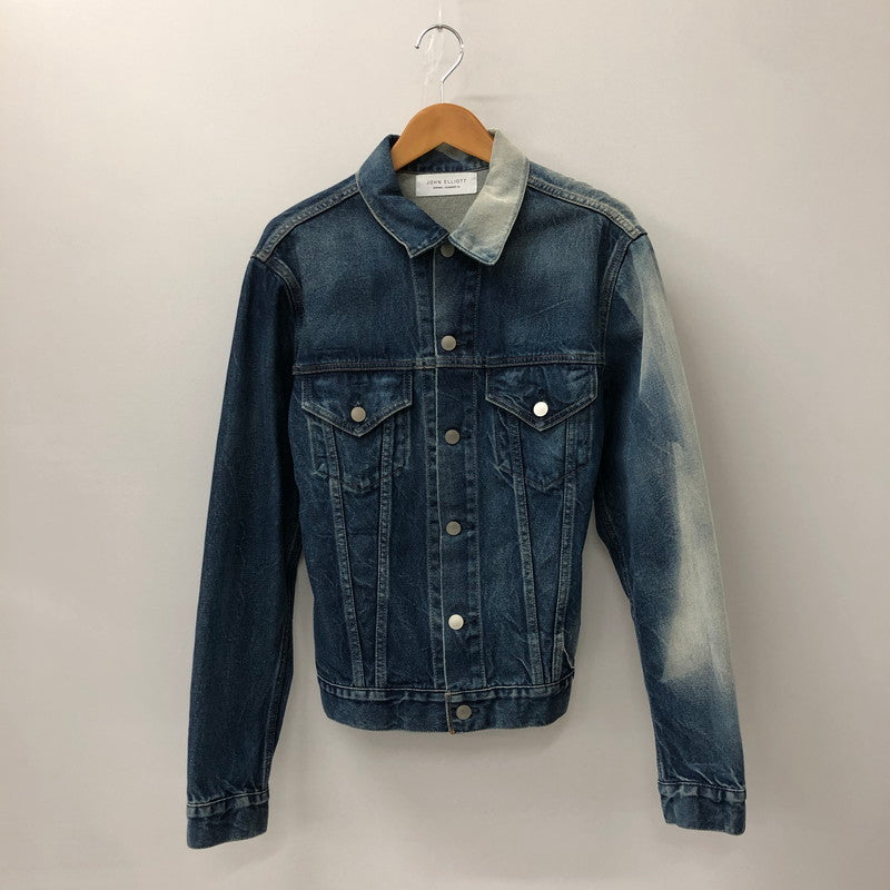 【中古品】【メンズ】  JOHN ELLIOTT ジョン・エリオット 19SS THUMPER JACKET TYPE 3 2920400025 ハンパージャケット ライトアウター デニムジャケット 140-250119-kk-06-tei サイズ：2 カラー：インディゴ 万代Net店