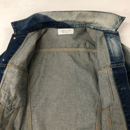 【中古品】【メンズ】  JOHN ELLIOTT ジョン・エリオット 19SS THUMPER JACKET TYPE 3 2920400025 ハンパージャケット ライトアウター デニムジャケット 140-250119-kk-06-tei サイズ：2 カラー：インディゴ 万代Net店