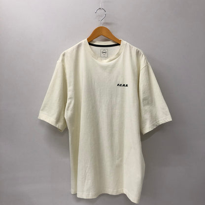 【中古品】【メンズ】 F.C.R.B. エフシーアールビー 24SS CIRCLE LOGO TEE FCRB-240086 サークル ロゴ Tシャツ 半袖 トップス 142-250209-kk-15-tei サイズ：L カラー：OFF WHITE 万代Net店