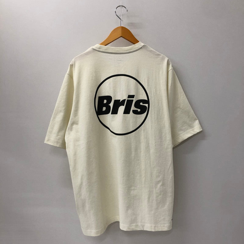 【中古品】【メンズ】 F.C.R.B. エフシーアールビー 24SS CIRCLE LOGO TEE FCRB-240086 サークル ロゴ Tシャツ 半袖 トップス 142-250209-kk-15-tei サイズ：L カラー：OFF WHITE 万代Net店