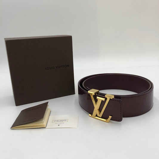 【中古品】【レディース】 LOUIS VUITTON ルイ・ヴィトン サンチュール・LVファセット M9875 ベルト 服飾雑貨 アクセサリー 179-250130-kk-06-tei サイズ：85/34 カラー：ルージュフォヴィスト 万代Net店