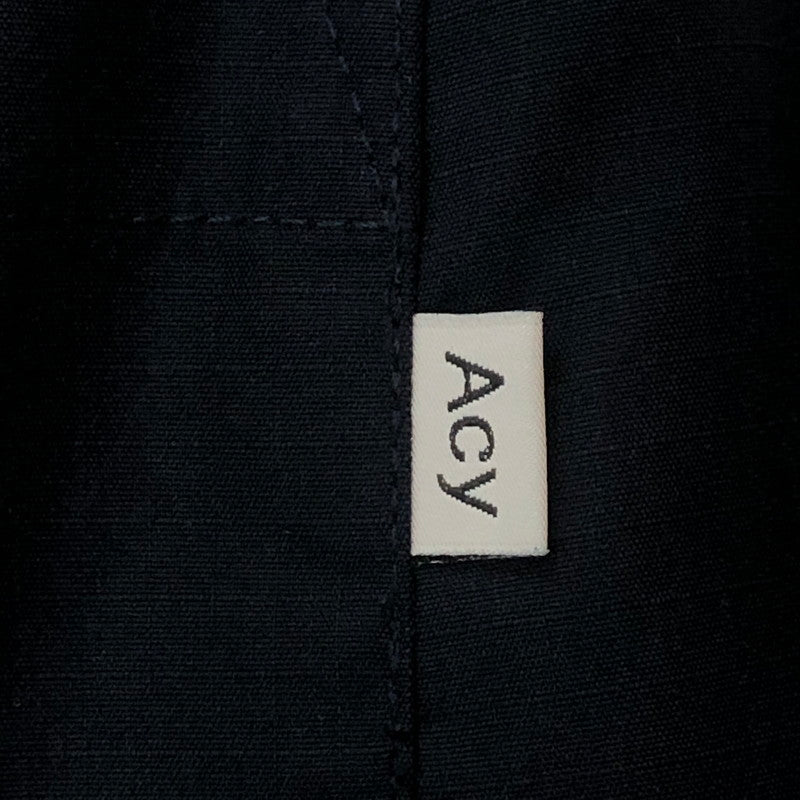 【中古品】【メンズ】 ACY エーシー × WAKE ウェイク 別注 コラボ 23SS TRACK PANT ACYWAKE-23SS-007 トラック パンツ ボトムス 151-250808-yo-22-tei サイズ：02 カラー：ネイビー 万代Net店