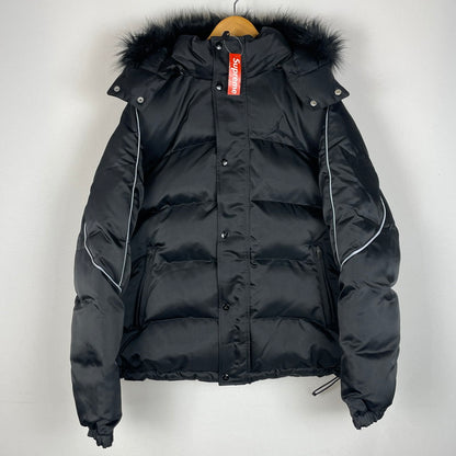 【中古品】【メンズ】 Supreme シュプリーム × JORDAN ジョーダン 別注 コラボ 24AW PUFFER JACKET パファー ジャケット アウター 149-251218-yy-02-tei サイズ：XL カラー：ブラック 万代Net店
