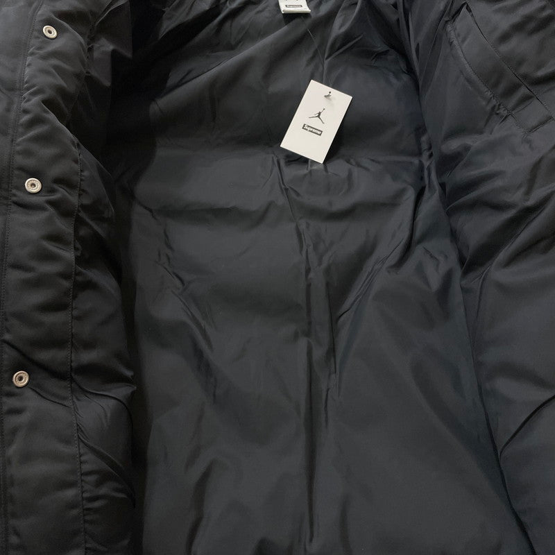 【中古品】【メンズ】 Supreme シュプリーム × JORDAN ジョーダン 別注 コラボ 24AW PUFFER JACKET パファー ジャケット アウター 149-251218-yy-02-tei サイズ：XL カラー：ブラック 万代Net店