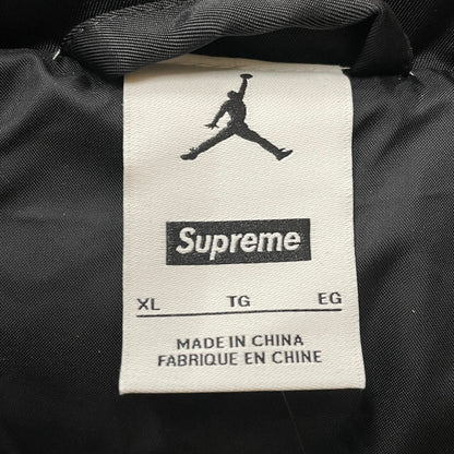 【中古品】【メンズ】 Supreme シュプリーム × JORDAN ジョーダン 別注 コラボ 24AW PUFFER JACKET パファー ジャケット アウター 149-251218-yy-02-tei サイズ：XL カラー：ブラック 万代Net店