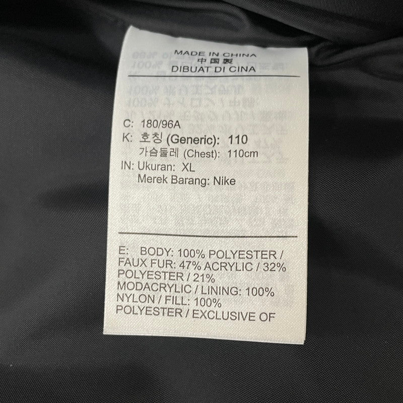 【中古品】【メンズ】 Supreme シュプリーム × JORDAN ジョーダン 別注 コラボ 24AW PUFFER JACKET パファー ジャケット アウター 149-251218-yy-02-tei サイズ：XL カラー：ブラック 万代Net店