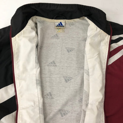 【現状渡し品】【メンズ】 adidas アディダス 90’s TRACK JACKET 90年代 トラックジャケット ライトアウター 145-250208-kk-14-tei サイズ：L カラー：バーガンディー 万代Net店