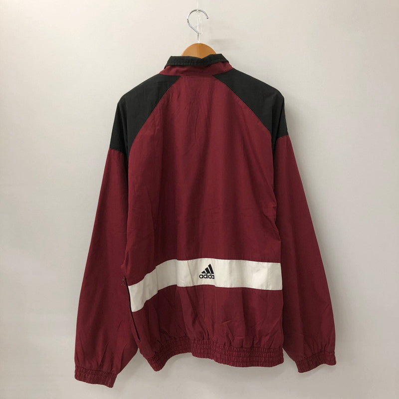 【現状渡し品】【メンズ】 adidas アディダス 90’s TRACK JACKET 90年代 トラックジャケット ライトアウター 145-250208-kk-14-tei サイズ：L カラー：バーガンディー 万代Net店