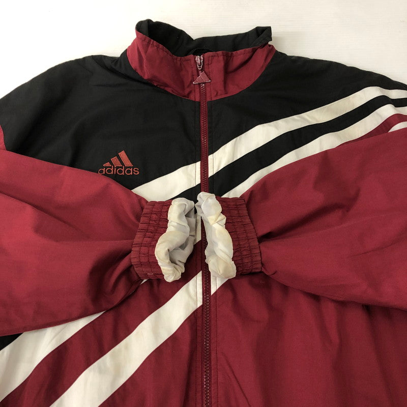 【現状渡し品】【メンズ】 adidas アディダス 90’s TRACK JACKET 90年代 トラックジャケット ライトアウター 145-250208-kk-14-tei サイズ：L カラー：バーガンディー 万代Net店