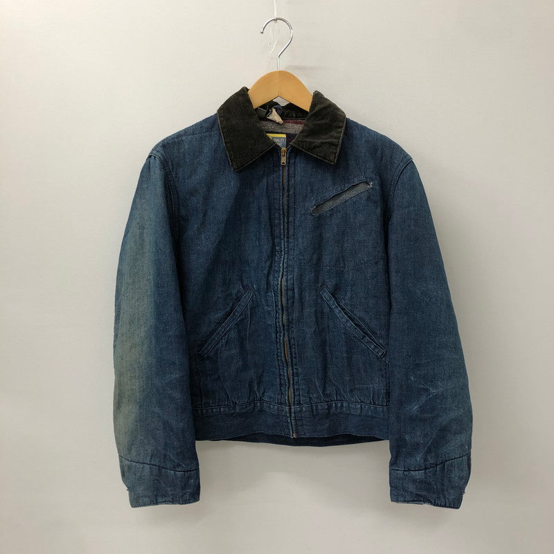 【中古品】【メンズ】  BLUE BELL ブルーベル 50’s BLANKET LINNER ZIP UP DENIM WORK JACKET VINTAGE 50年代 ブランケット ライナー ジップアップ デニムワークジャケット アウター ヴィンテージ 145-250123-kk-21-tei サイズ：38 カラー：インディゴ 万代Net店