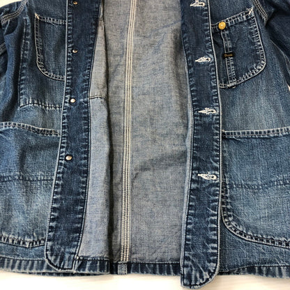 【現状渡し品】【メンズ】 Denime ドゥニーム DENIM COVERALL JACKET DNM-J デニムカバーオールジャケット ライトアウター 145-250225-kk-13-tei サイズ：表記無し 下記参照 カラー：ライトインディゴ 万代Net店