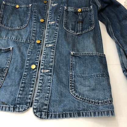 【現状渡し品】【メンズ】 Denime ドゥニーム DENIM COVERALL JACKET DNM-J デニムカバーオールジャケット ライトアウター 145-250225-kk-13-tei サイズ：表記無し 下記参照 カラー：ライトインディゴ 万代Net店