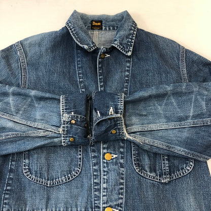 【現状渡し品】【メンズ】 Denime ドゥニーム DENIM COVERALL JACKET DNM-J デニムカバーオールジャケット ライトアウター 145-250225-kk-13-tei サイズ：表記無し 下記参照 カラー：ライトインディゴ 万代Net店