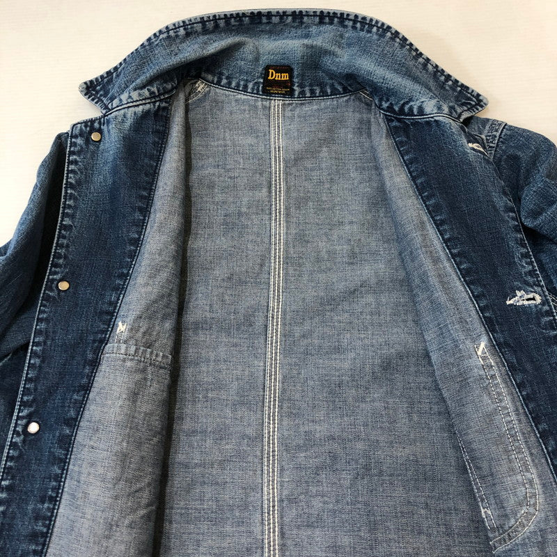 【現状渡し品】【メンズ】 Denime ドゥニーム DENIM COVERALL JACKET DNM-J デニムカバーオールジャケット ライトアウター 145-250225-kk-13-tei サイズ：表記無し 下記参照 カラー：ライトインディゴ 万代Net店