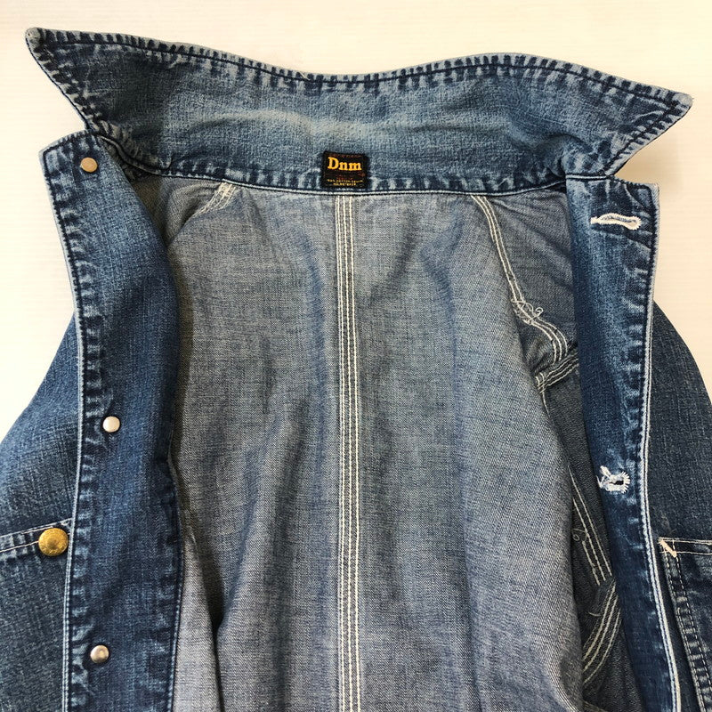 【現状渡し品】【メンズ】 Denime ドゥニーム DENIM COVERALL JACKET DNM-J デニムカバーオールジャケット ライトアウター 145-250225-kk-13-tei サイズ：表記無し 下記参照 カラー：ライトインディゴ 万代Net店