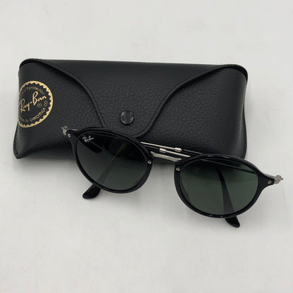【中古品】【メンズ】 Ray-Ban レイバン ROUND FLECK RB2447-F 901 ラウンドフレック サングラス アイウェア アクセサリー 203-251115-yy-07-tei サイズ：49□21 145 カラー：ブラック 万代Net店