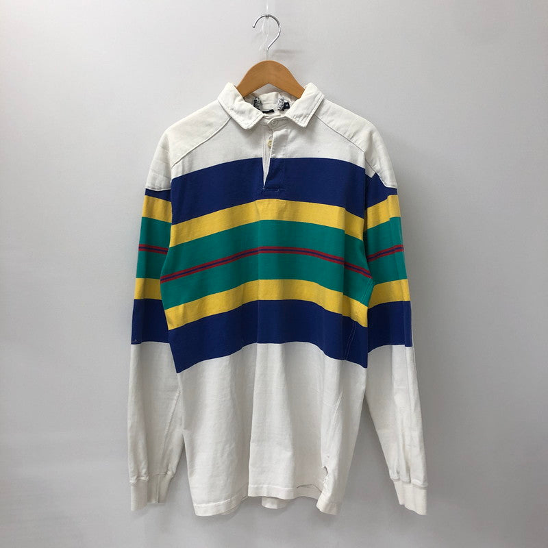 【現状渡し品】【メンズ】 L/S RUGBY SHIRT ロングスリーブ ラガーシャツ 長袖 トップス 147-250129-kk-21-tei サイズ：XL カラー：マルチカラー 万代Net店