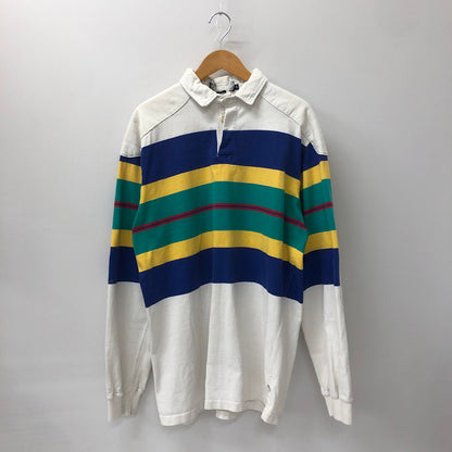 【現状渡し品】【メンズ】 L/S RUGBY SHIRT ロングスリーブ ラガーシャツ 長袖 トップス 147-250129-kk-21-tei サイズ：XL カラー：マルチカラー 万代Net店