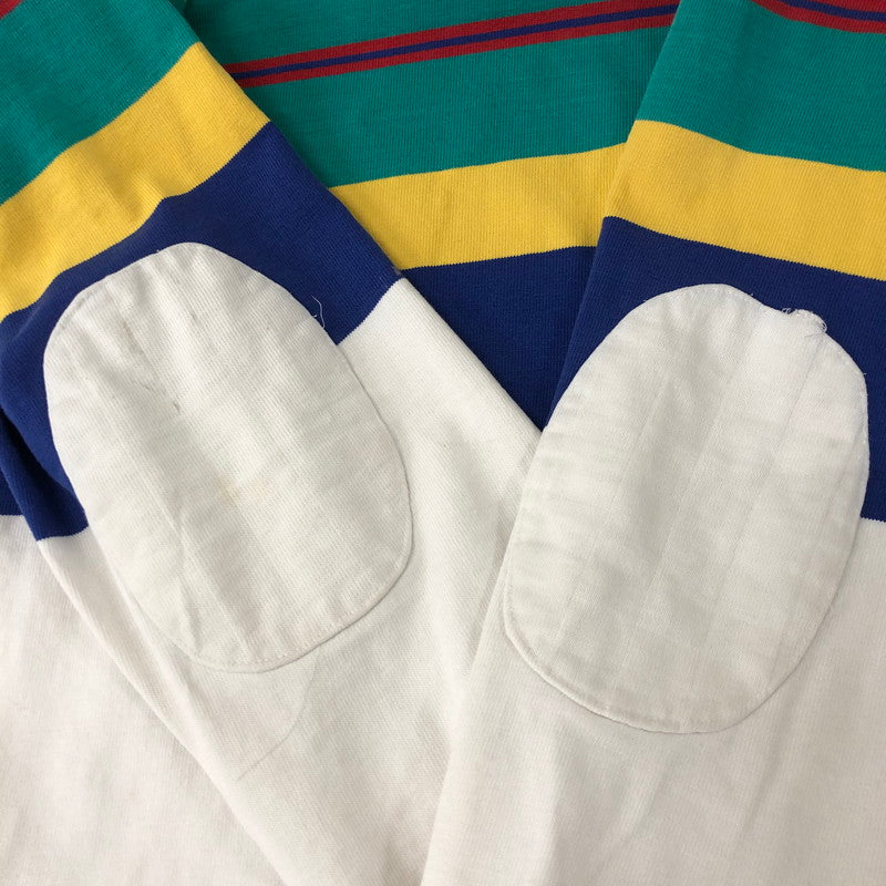 【現状渡し品】【メンズ】 L/S RUGBY SHIRT ロングスリーブ ラガーシャツ 長袖 トップス 147-250129-kk-21-tei サイズ：XL カラー：マルチカラー 万代Net店