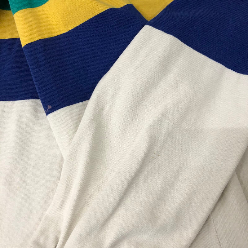 【現状渡し品】【メンズ】 L/S RUGBY SHIRT ロングスリーブ ラガーシャツ 長袖 トップス 147-250129-kk-21-tei サイズ：XL カラー：マルチカラー 万代Net店