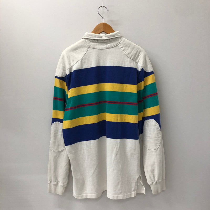 【現状渡し品】【メンズ】 L/S RUGBY SHIRT ロングスリーブ ラガーシャツ 長袖 トップス 147-250129-kk-21-tei サイズ：XL カラー：マルチカラー 万代Net店
