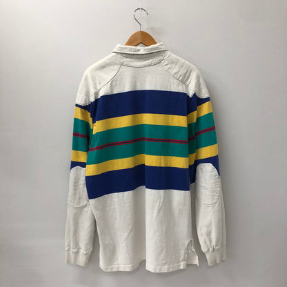 【現状渡し品】【メンズ】 L/S RUGBY SHIRT ロングスリーブ ラガーシャツ 長袖 トップス 147-250129-kk-21-tei サイズ：XL カラー：マルチカラー 万代Net店