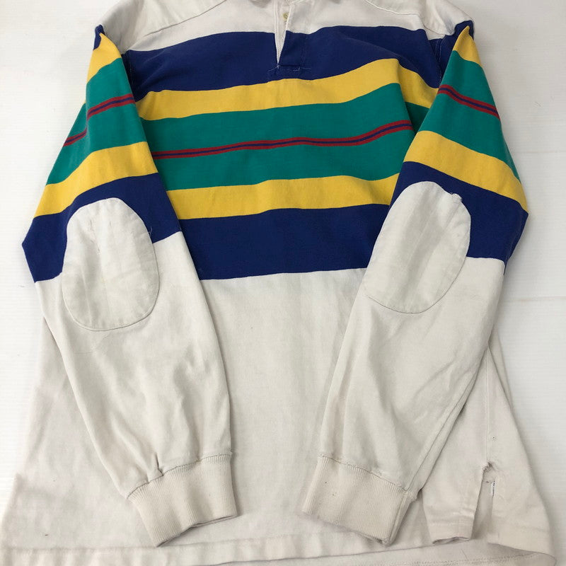【現状渡し品】【メンズ】 L/S RUGBY SHIRT ロングスリーブ ラガーシャツ 長袖 トップス 147-250129-kk-21-tei サイズ：XL カラー：マルチカラー 万代Net店