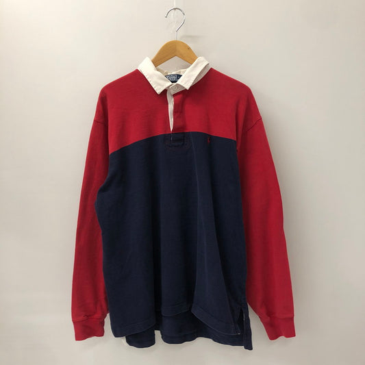 【中古品】【メンズ】 L/S RUGBY SHIRT ロングスリーブ ラガーシャツ 長袖 トップス 147-250129-kk-27-tei サイズ：XL カラー：マルチカラー 万代Net店