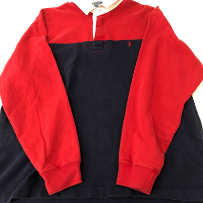 【中古品】【メンズ】 L/S RUGBY SHIRT ロングスリーブ ラガーシャツ 長袖 トップス 147-250129-kk-27-tei サイズ：XL カラー：マルチカラー 万代Net店