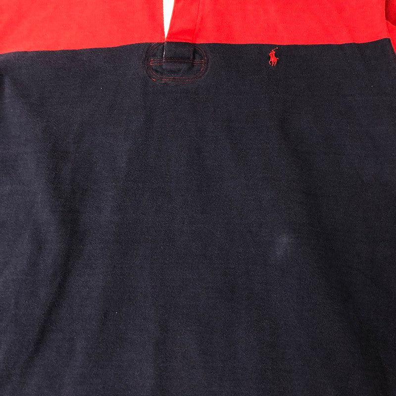 【中古品】【メンズ】 L/S RUGBY SHIRT ロングスリーブ ラガーシャツ 長袖 トップス 147-250129-kk-27-tei サイズ：XL カラー：マルチカラー 万代Net店