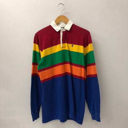 【中古品】【メンズ】 L/S RUGBY SHIRT ロングスリーブ ラガーシャツ 長袖 トップス 147-250129-kk-26-tei サイズ：XL カラー：マルチカラー 万代Net店